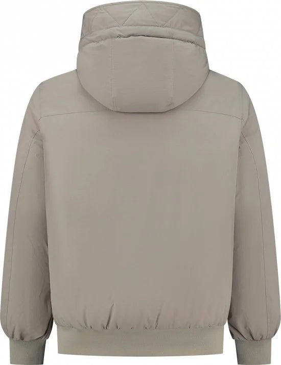 Purewhite - Heren Regular fit Jackets Padded - Taupe - Maat S