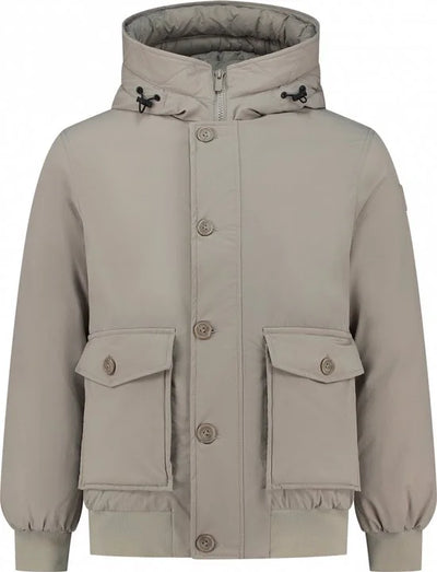 Purewhite - Heren Regular fit Jackets Padded - Taupe - Maat XL