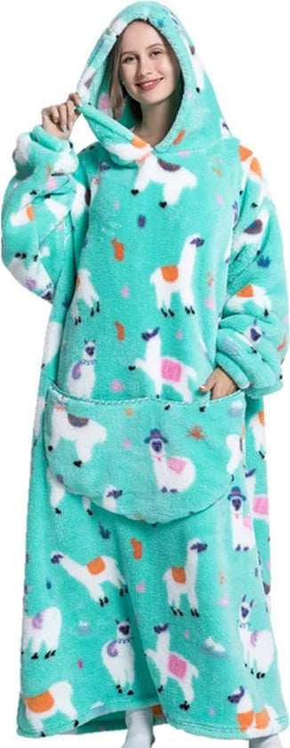 Oversized Fleece Trui Uniseks – One Size – Alpaca