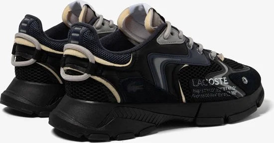 Lacoste L003 Neo Heren Sneakers - Zwart/Donkerblauw - Maat 42,5