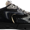 Lacoste L003 Neo Heren Sneakers - Zwart/Donkerblauw - Maat 42,5