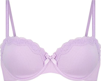 Hunkemöller Dames Lingerie Voorgevormde beugel bh Lola - Paars - maat C90