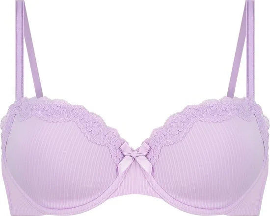 Hunkemöller Dames Lingerie Voorgevormde beugel bh Lola - Paars - maat C90