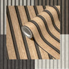 LATTENWAND BEHANG | 3D Effect - zwart bruin - A.S. Création PintWalls II