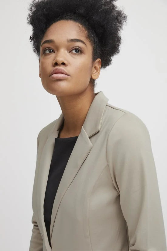 Ichi Blazer Ihkate Bl 20101801 Doeskin 151308 Dames Maat - XL