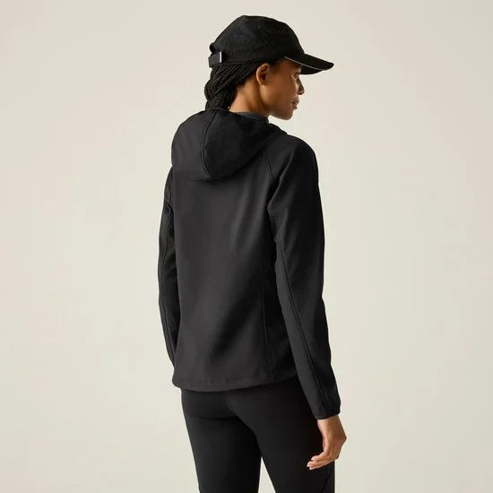Regatta, Arec III Softshell Dames Jack, Zwart, Maat 34