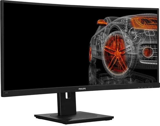 Philips 346B1C - QHD Ultrawide Monitor - USB-C 65W - KVM-Switch - RJ45 - Powersensor - Lichtsensor - 34 Inch - 100hz