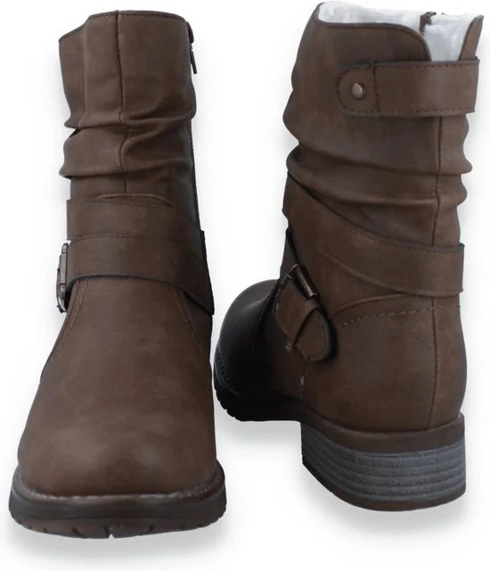Bridge Footwear Bridge dames enkellaars COGNAC 41
