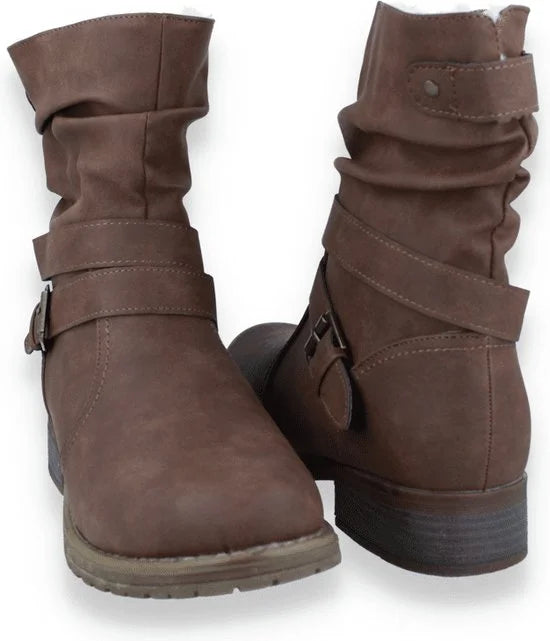 Bridge Footwear Bridge dames enkellaars COGNAC 42