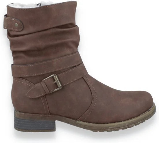 Bridge Footwear Bridge dames enkellaars COGNAC 42
