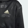 adidas Sportswear Brand Love Gold Debossed Hoodie Kids - Kinderen - Zwart- 170