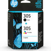 HP 305 - Inkcartridge - Kleur en Zwart
