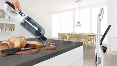 Bosch Serie 4 Flexxo, Droog, Mechanisch, 82 dB, Zakloos, Wit, 0,4 l