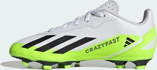 adidas Performance X Crazyfast.4 Flexible Ground Voetbalschoenen - Kinderen - Wit- 28