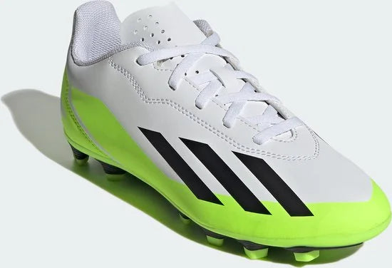 adidas Performance X Crazyfast.4 Flexible Ground Voetbalschoenen - Kinderen - Wit- 28