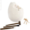 DinoWorld fossiel hakken ei 19,5cm met 8 dino's - Dino Ei -
