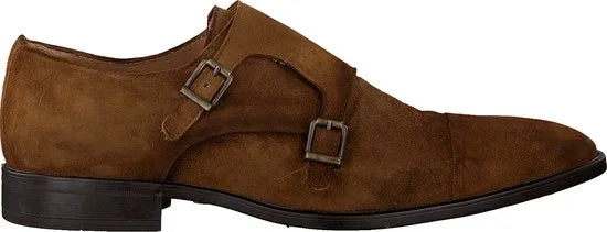 MazzelTov Heren Nette schoenen 3654 - Cognac - Maat 44