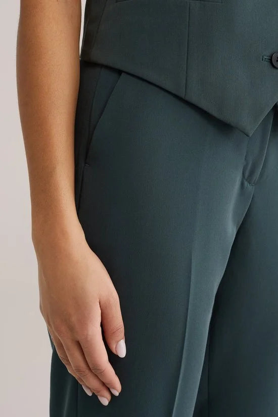 WE Fashion Dames slim fit pantalon