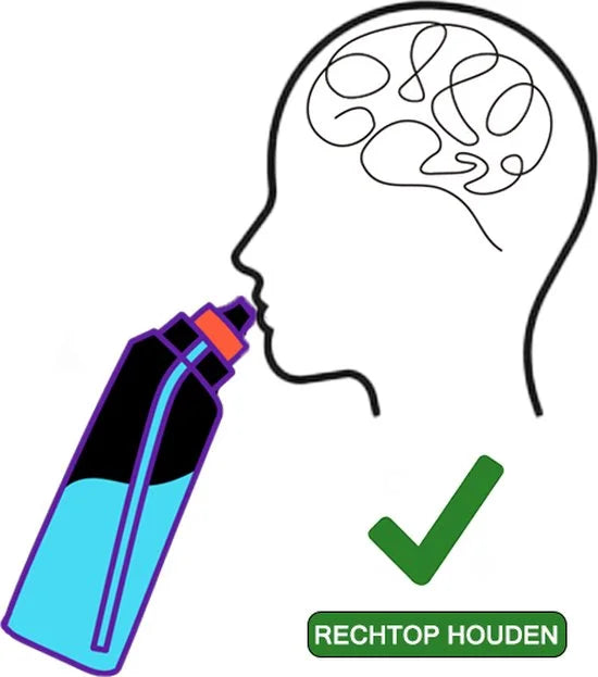 Air-up Classic Fles, Hot Pink, 650 ml (Geen pods inbegrepen)