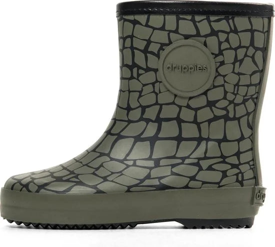 Druppies Regenlaarzen Kinderen - Nature Boot - Krokodil - Maat 22