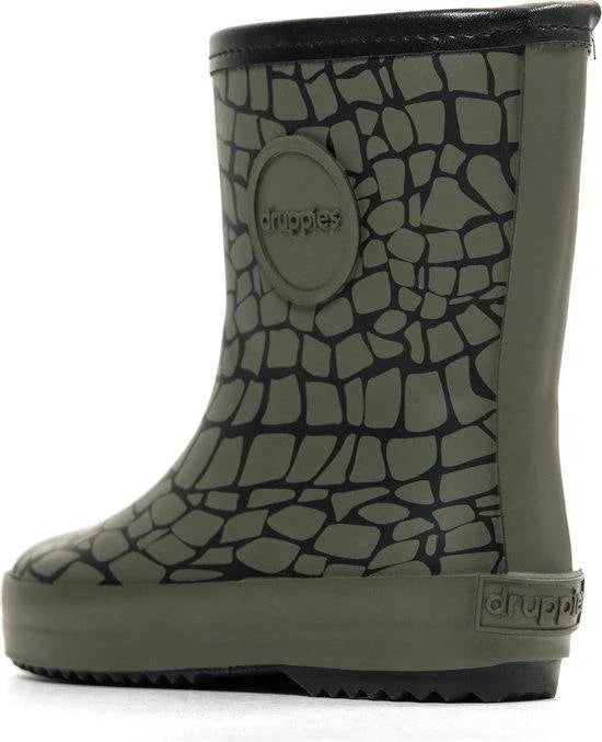 Druppies Regenlaarzen Kinderen - Nature Boot - Krokodil - Maat 22