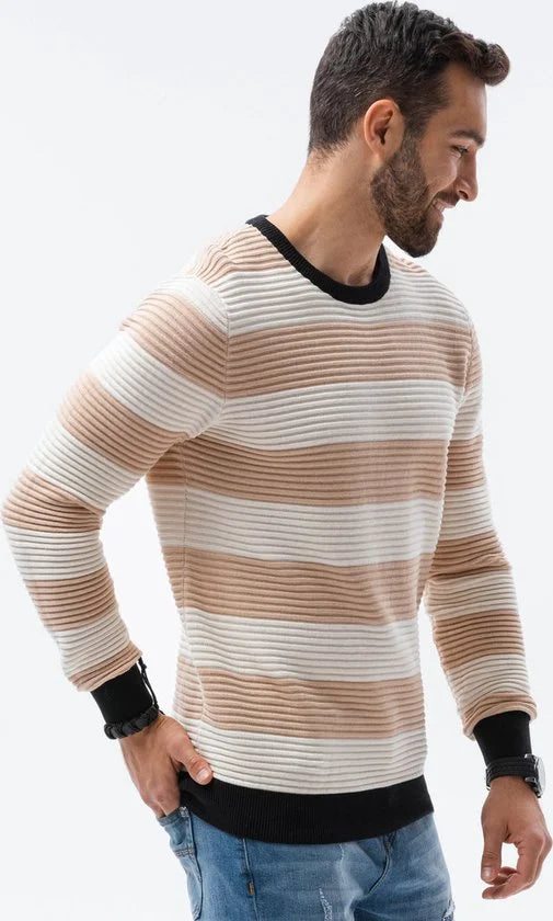 Heren trui E189 - beige