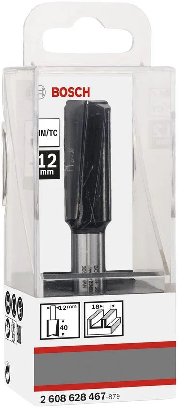 Bosch - Vingerfrezen 12 mm, D1 18 mm, L 40 mm, G 81 mm