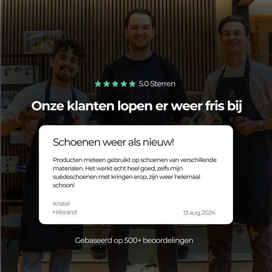 First Amsterdam Waterafstotende Spray - Repel Spray - Impregnatiespray - Beschermende spray voor al je schoenen - waterafstotend en bescherming tegen