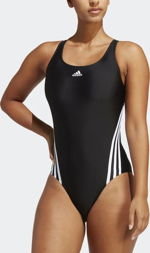 adidas Sportswear adidas 3-Stripes Badpak - Dames - Zwart- 44