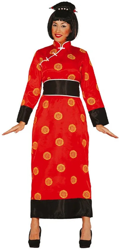 Fiestas Guirca - Kostuum Chinese vrouw L (42-44)