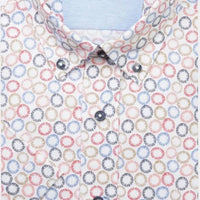 R.B. Boston | Casual Overhemd Korte Mouw | Heren | L