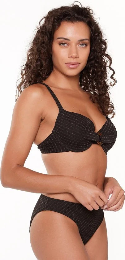LingaDore Bikini Broekje - 7201B - Zwart - 38