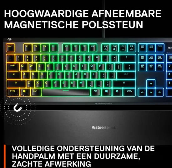 SteelSeries Apex 3 - Gaming Toetsenbord - US Qwerty