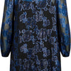 ZIZZI MKLEA, L/S, BLK DRESS Dames Jurk - Black - Maat L (50-52)