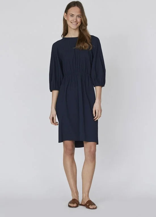 SISTERS POINT Eseba-dr - Dames Jurk - Navy - Maat L