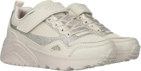 Skechers meisjes sneakers met goudkleurige details - Maat 30 - Extra comfort - Memory Foam