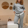 Grijze Broek/Pantalon van Je m'appelle - Dames - Plus Size - 46 - 3 maten beschikbaar