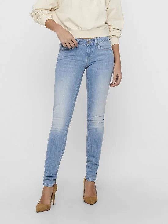 ONLY ONLCORAL LIFE Dames Jeans Skinny - Maat W27 X L 30