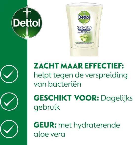 Dettol No Touch Refill Hydrating Aloe Vera 250ML
