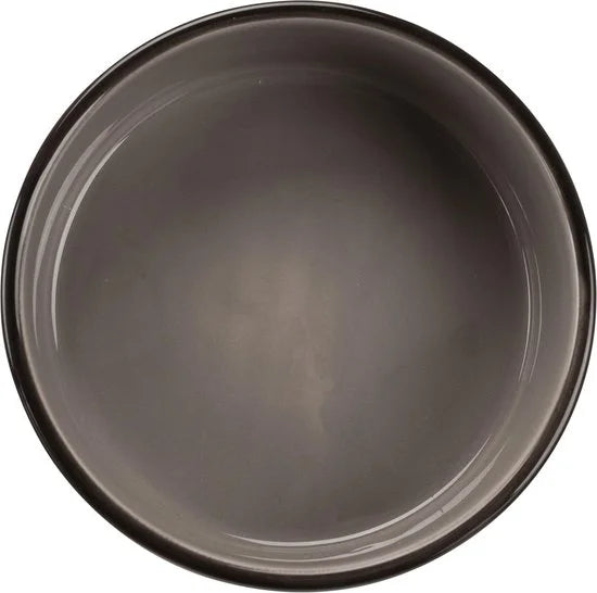 TRIXIE VOERBAK POOTMOTIEF KERAMIEK BRUIN / TAUPE
