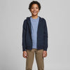 JACK&JONES JUNIOR JJEBASIC SWEAT ZIP HOOD NOOS JNR Jongens Trui - Maat 140