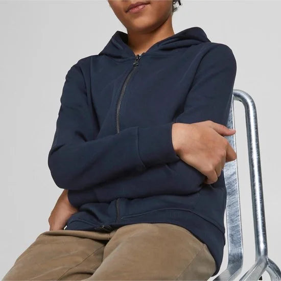 JACK&JONES JUNIOR JJEBASIC SWEAT ZIP HOOD NOOS JNR Jongens Trui - Maat 140