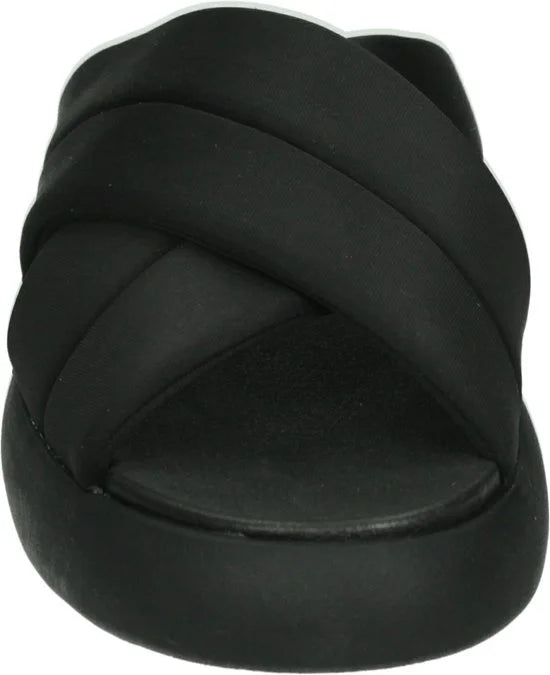 TOMS Shoes ALPARGATA MALLOW CROSSOVER - Volwassenen Dames slippers - Kleur: Zwart - Maat: 42.5