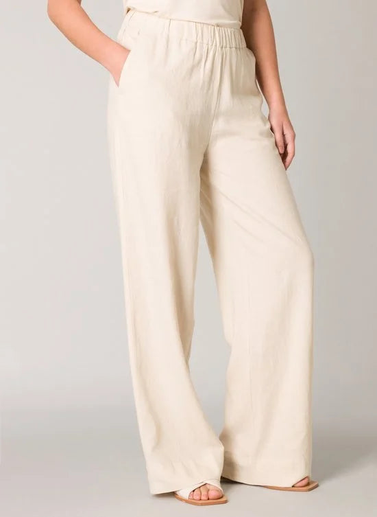 BASE LEVEL Yul Pants - Light Beige - maat 44