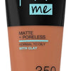 Maybelline New York - Fit Me Matte + Poreless Foundation - 350 Caramel - Medium Dekkende Foundation met Matte Finish voor de Normale tot Vette Huid -