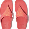FitFlop Lulu Glitter Toe-Thongs PU Glitter ROZE - Maat 39