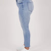 Blauwe Broek van Je m'appelle - Dames - Plus Size - 48 - 2 maten beschikbaar