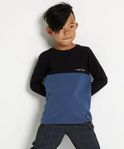 TerStal Jongens / Kinderen Europe Kids Top Doorsnee Dessin Blauw In Maat 98/104