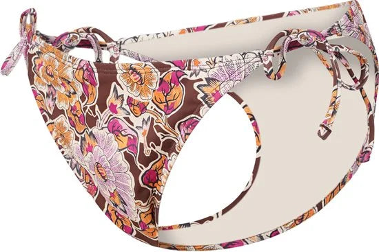 Brunotti Elly-Sakai Dames Bikini Broekje - Mix & Match - Bruin, Oranje, Roze - 38