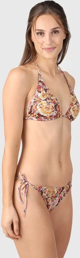 Brunotti Elly-Sakai Dames Bikini Broekje - Mix & Match - Bruin, Oranje, Roze - 38